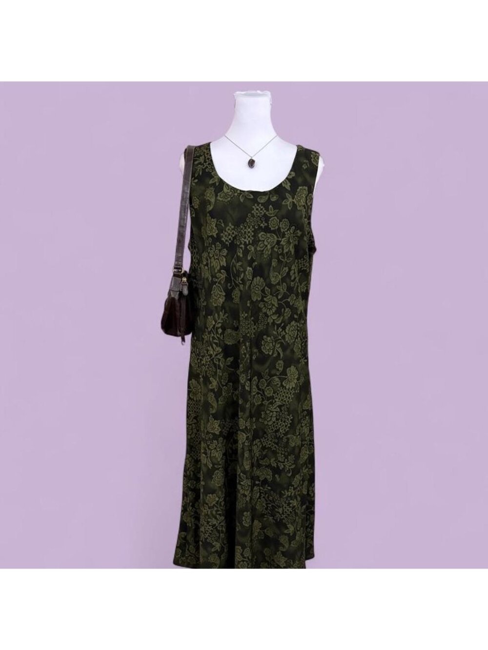 90s floral whimsygoth dress